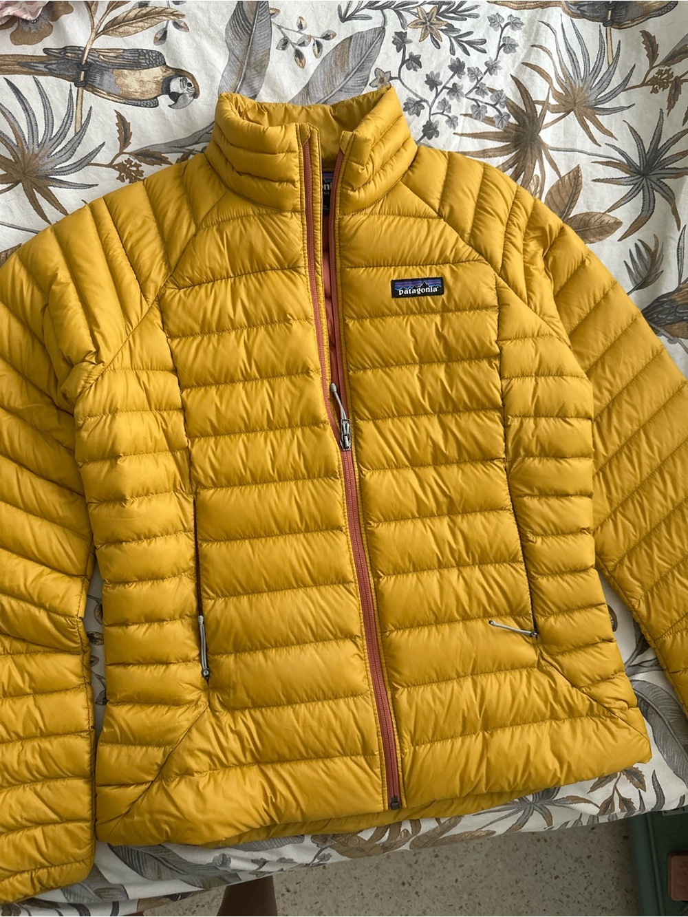 Patagonia Mustard Lightweight Insulated Puffer Jacket